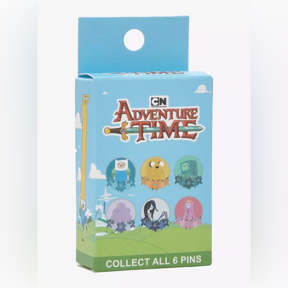 Adventure Time Character Floral Blind Box Enamel Pin Hot Topic Exclusive